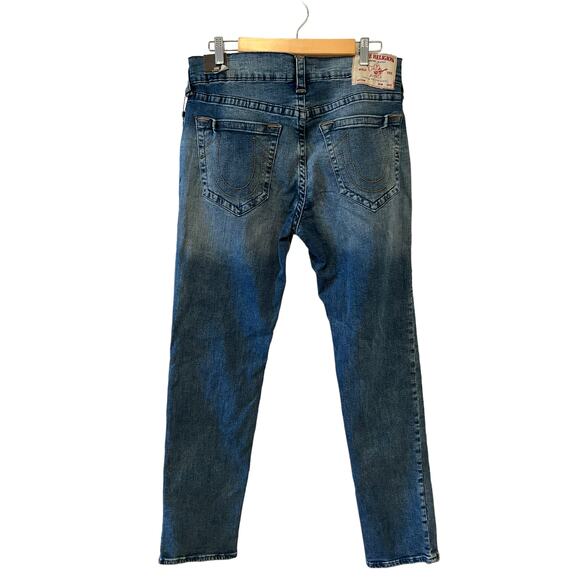 True Religion Geno Relaxed Slim Fit Denim Jeans 33 - Picture 4 of 9